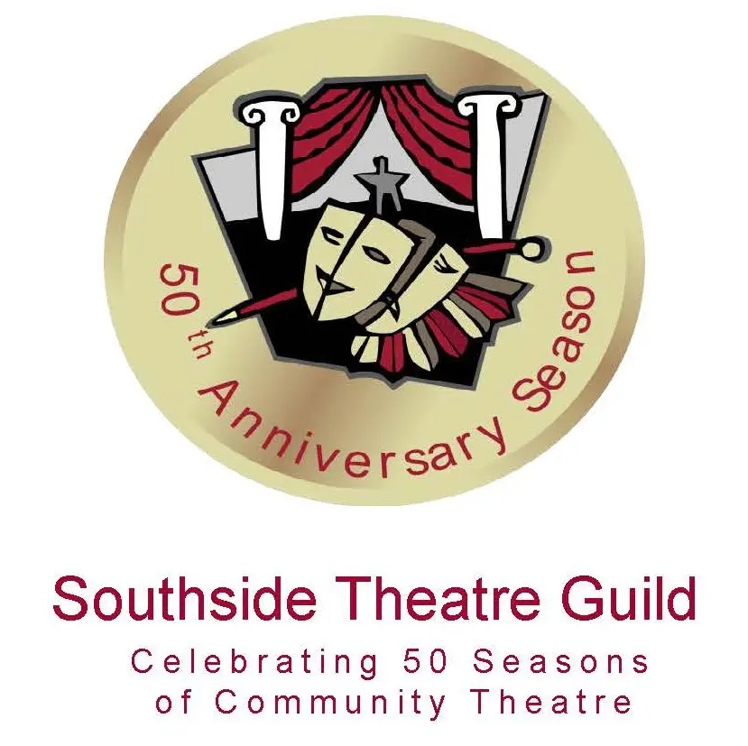 A logo for the southside theatre guild.