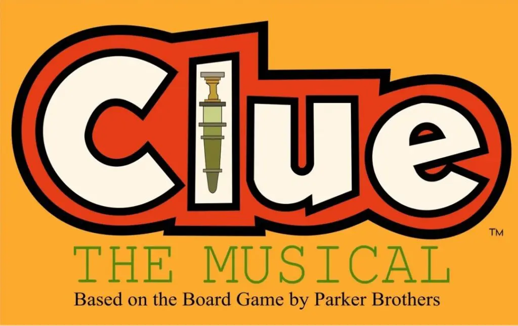 A poster for the musical clue.