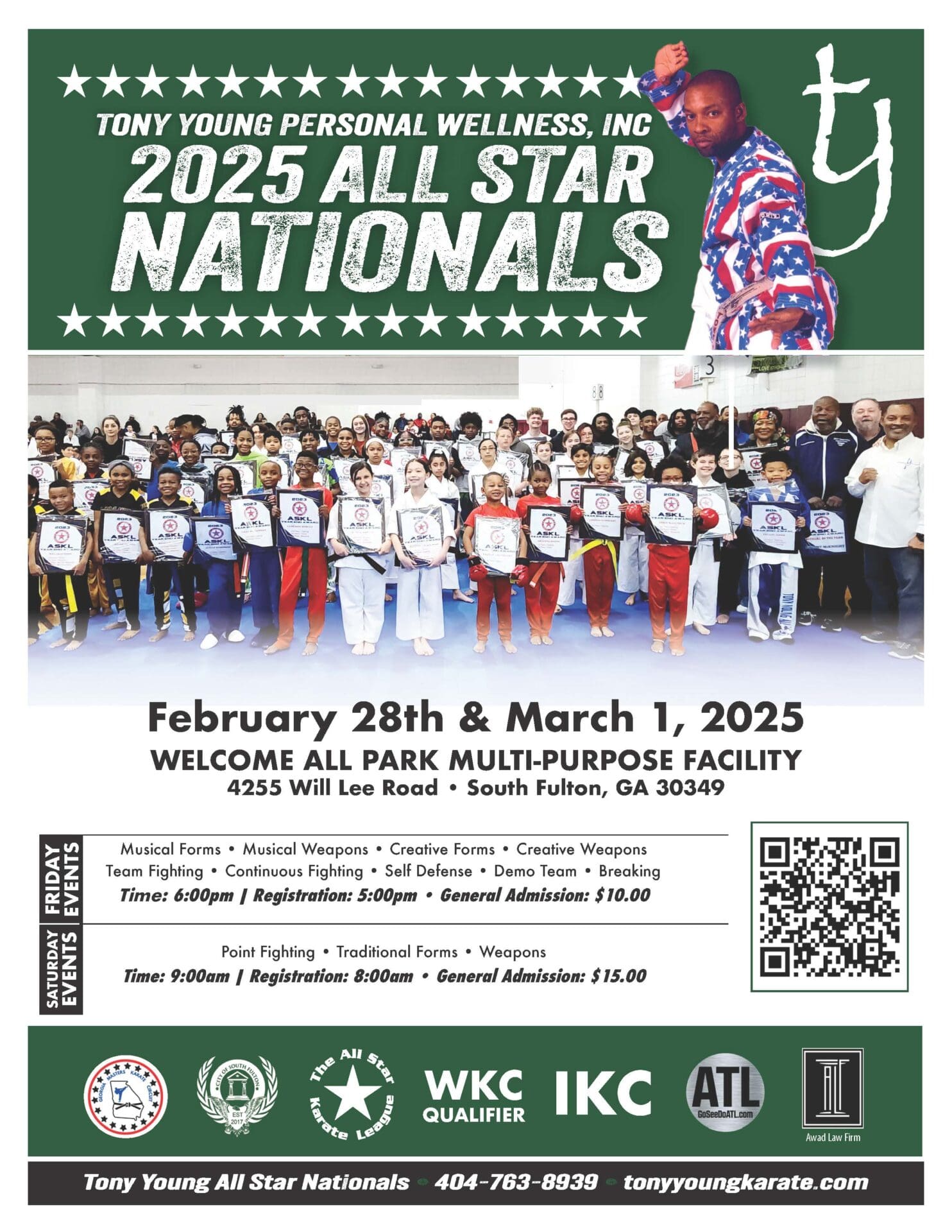 A poster of the 2 0 2 5 all star nationals.